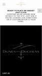 Mobile Screenshot of dunesandduchess.com